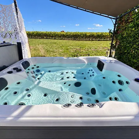 Le Carbet Des Vignes Jacuzzi Et Vue Sur Les Vignes Apartment Burie